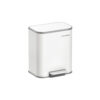20 litrų talpos šiukšlių dėžė su dangčiu debesų balta